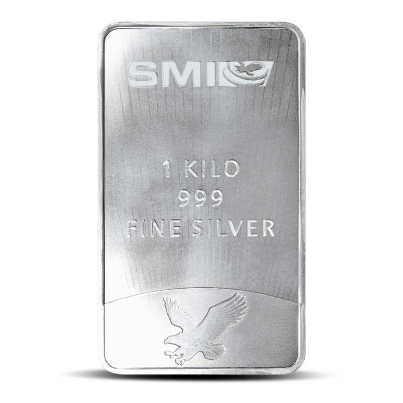 1 Kilo Sunshine Mercury Silver Bar (New, MintMark SI) l JM Bullion™