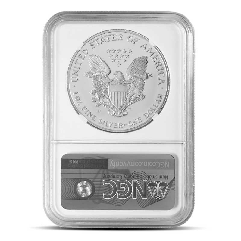 2001-W 1 oz Proof American Silver Eagle Coin NGC PF69 l JM Bullion™