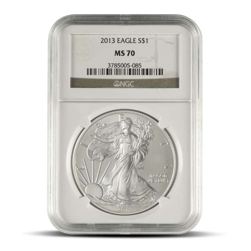 2013 1 oz American Silver Eagle Coin NGC MS70 l JM Bullion™