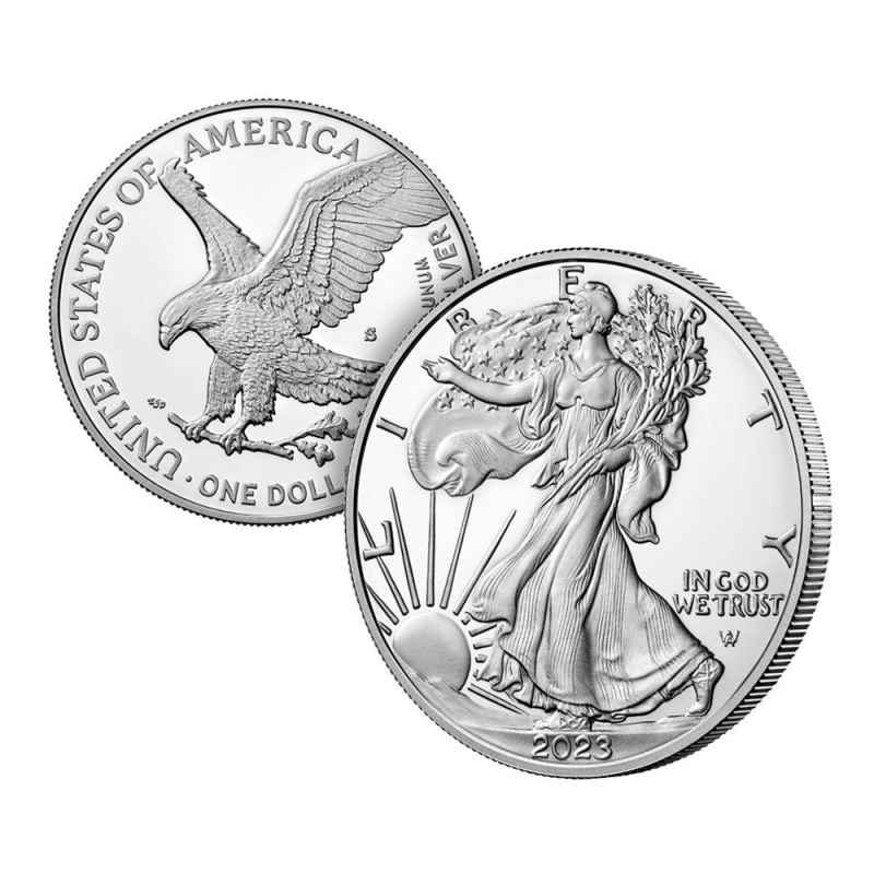 2023-S 1 oz Proof American Silver Eagle Coin (Box + CoA) l JM Bullion™