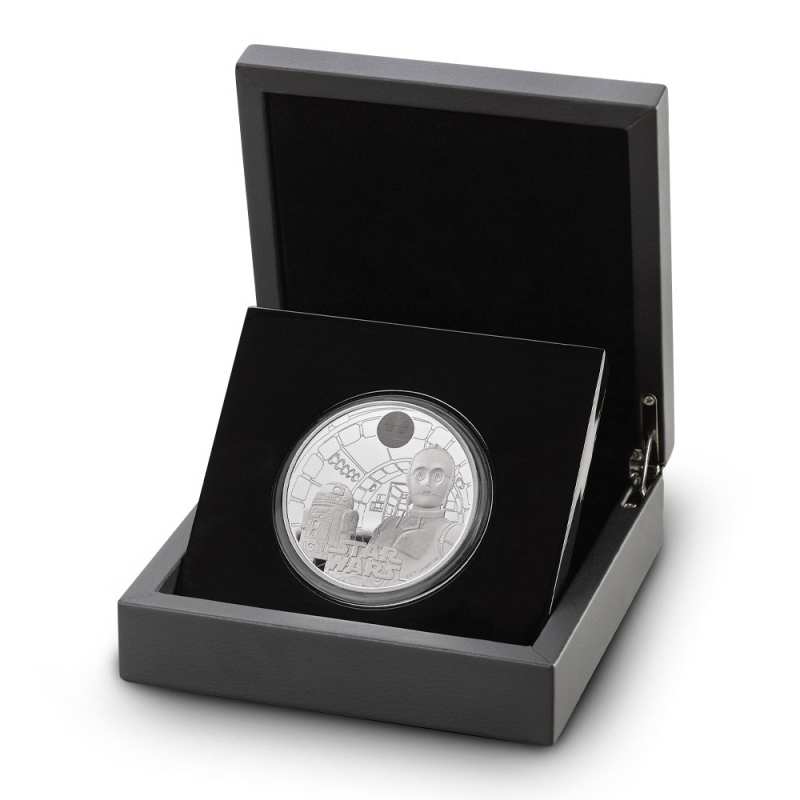 2023 5 oz Proof British Silver Star Wars C-3PO & R2-D2 Coin l JM