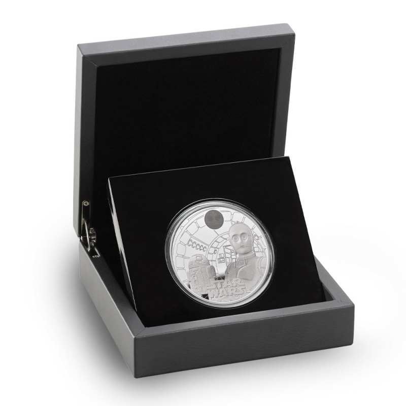 2023 5 oz Proof British Silver Star Wars C-3PO & R2-D2 Coin l JM