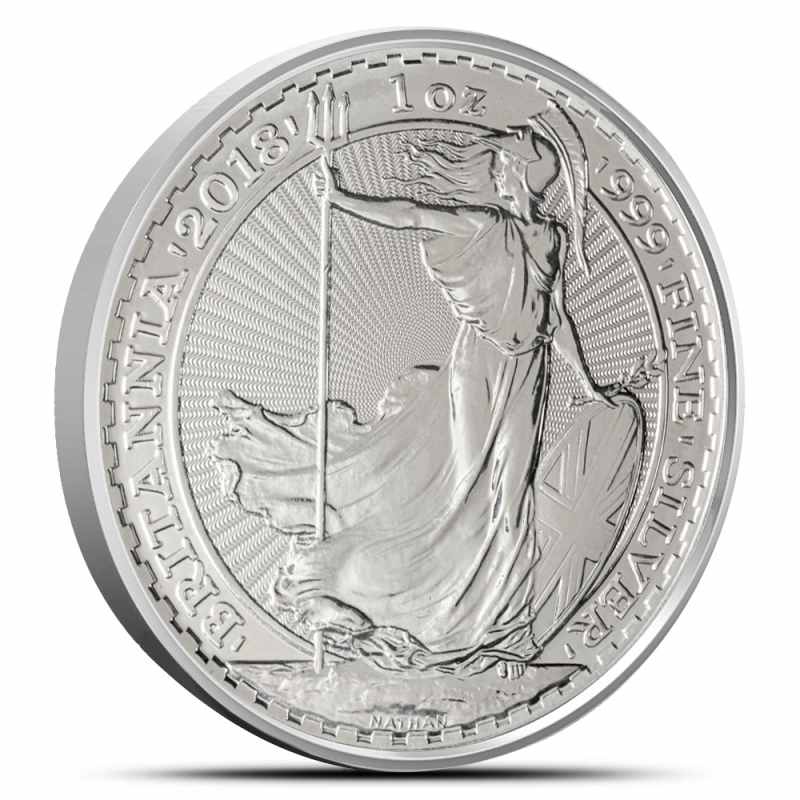 2018 1 oz Lunar Dog Privy British Silver Britannia Coin l JM Bullion™