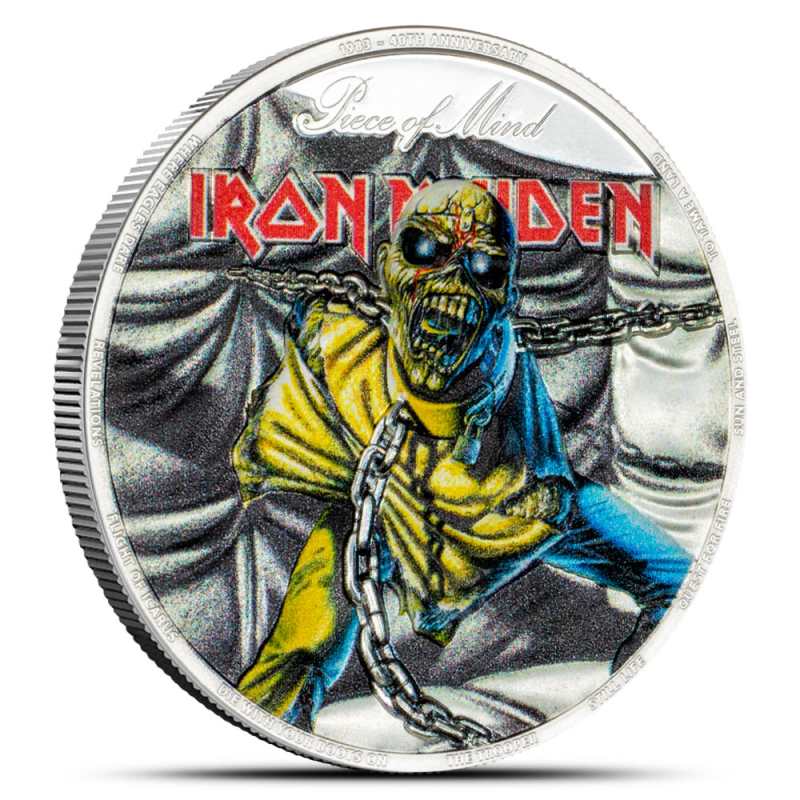 2023 Cook Islands Silver Iron Maiden Coin (Ultra High Relief) l JM