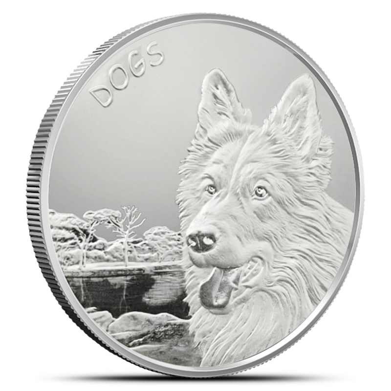 2023 1 oz Fiji Silver Dog Coin (Proof-Like) l JM Bullion™