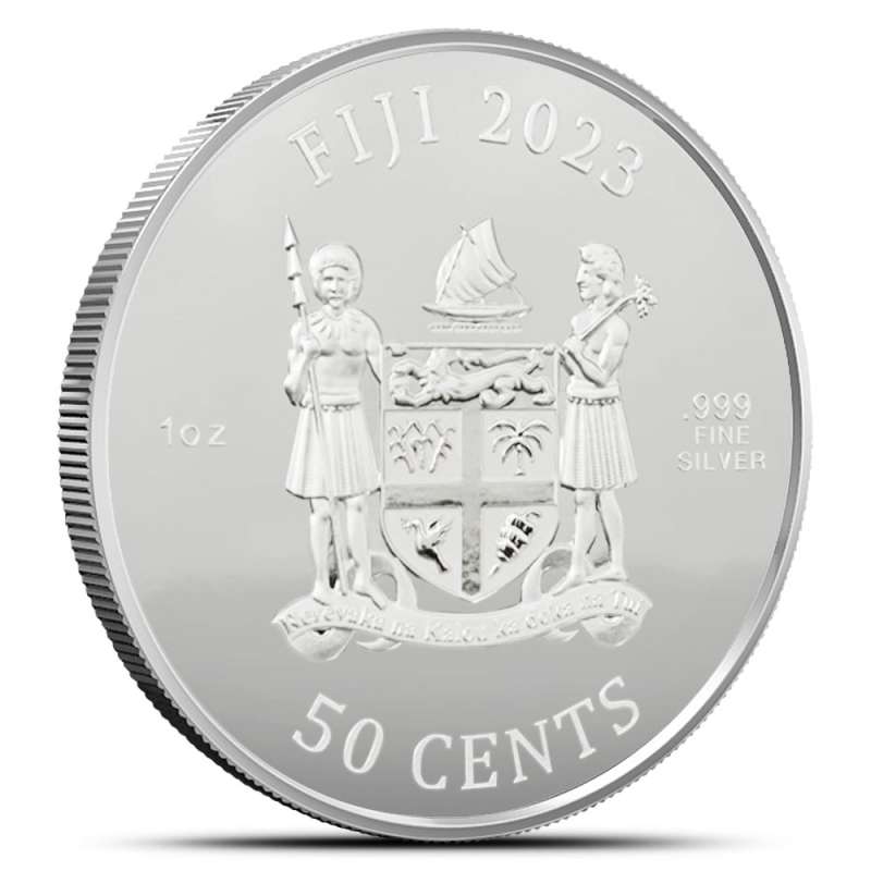 2023 1 oz Fiji Silver Dog Coin (Proof-Like) l JM Bullion™