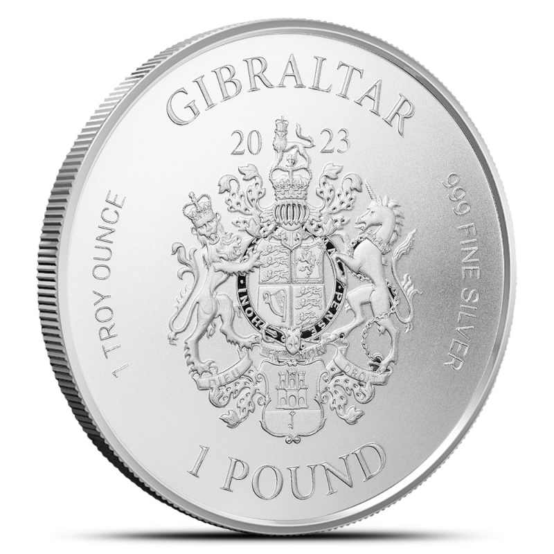 2023 1 oz Gibraltar Silver Lady Justice Coin l JM Bullion™