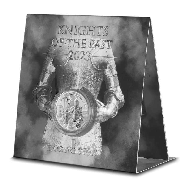 2023 1 oz Malta Silver Knights of the Past Coin (In Capsule w/ CoA