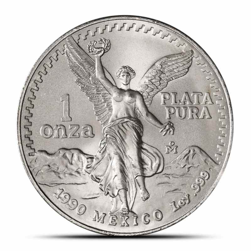 1990 1 oz Mexican Silver Libertad Coin l JM Bullion™