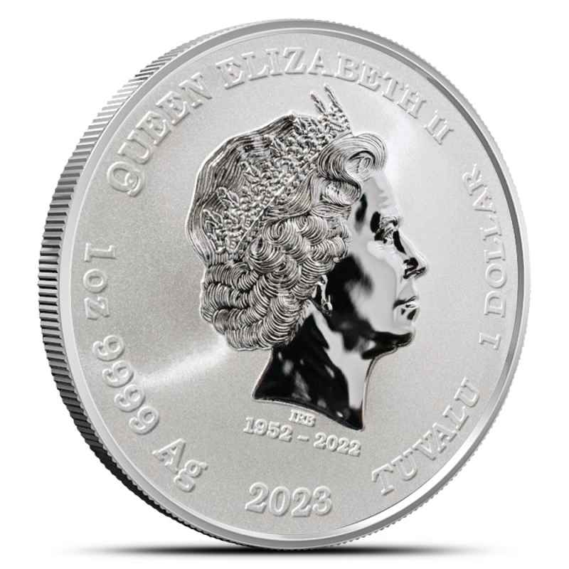 2023 1 oz Tuvalu Gods of Olympus Artemis Silver Coin (BU) l JM