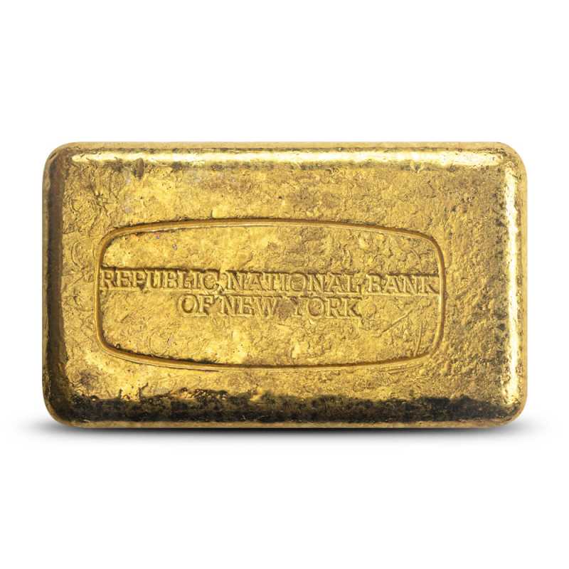 5 oz Johnson Matthey-London Vintage Gold Bar l JM Bullion™