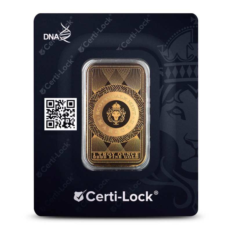 1 oz Scottsdale Mint Marquee Peacock Gold Bar (New) l JM Bullion™
