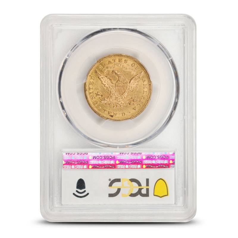 1879-S $10 Liberty Gold Eagle Coin PCGS AU58 (Fairmont Collection