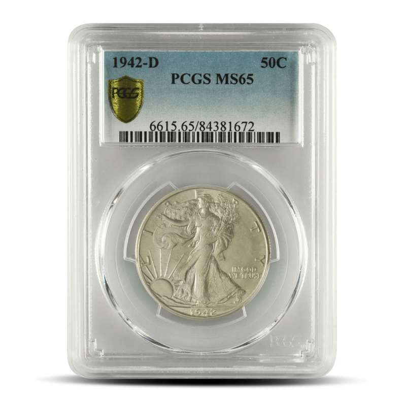 1942-D Silver Walking Liberty Half Dollar PCGS MS65 l JM Bullion™