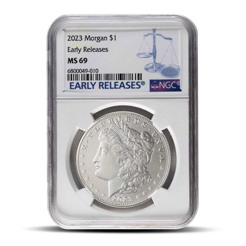 2023 Morgan Silver Dollar Coin NGC MS69 ER l JM Bullion™