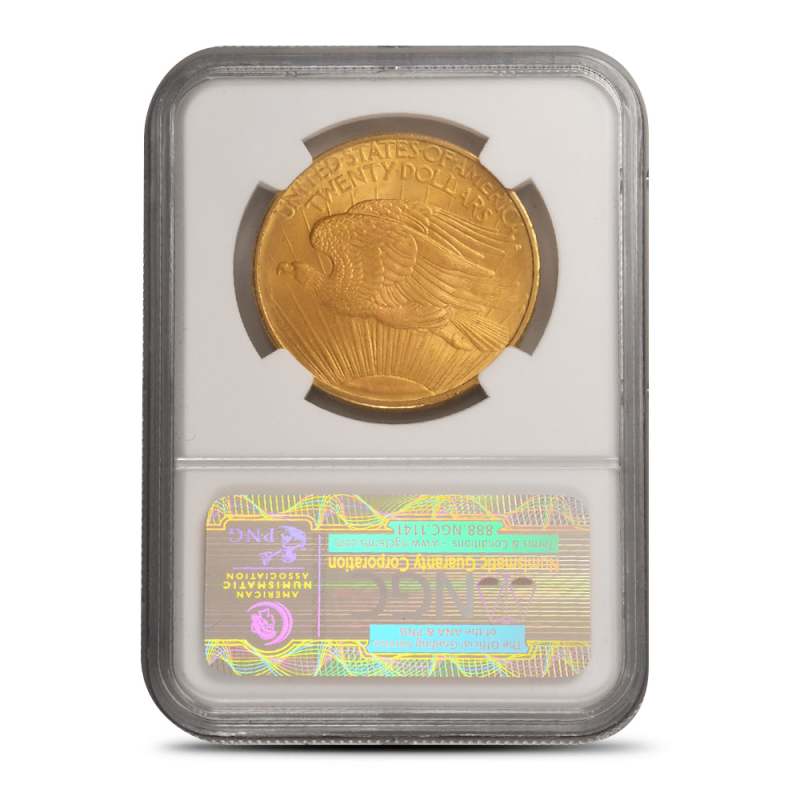 1908 Pre-33 $20 Saint Gaudens Gold Double Eagle Coin 