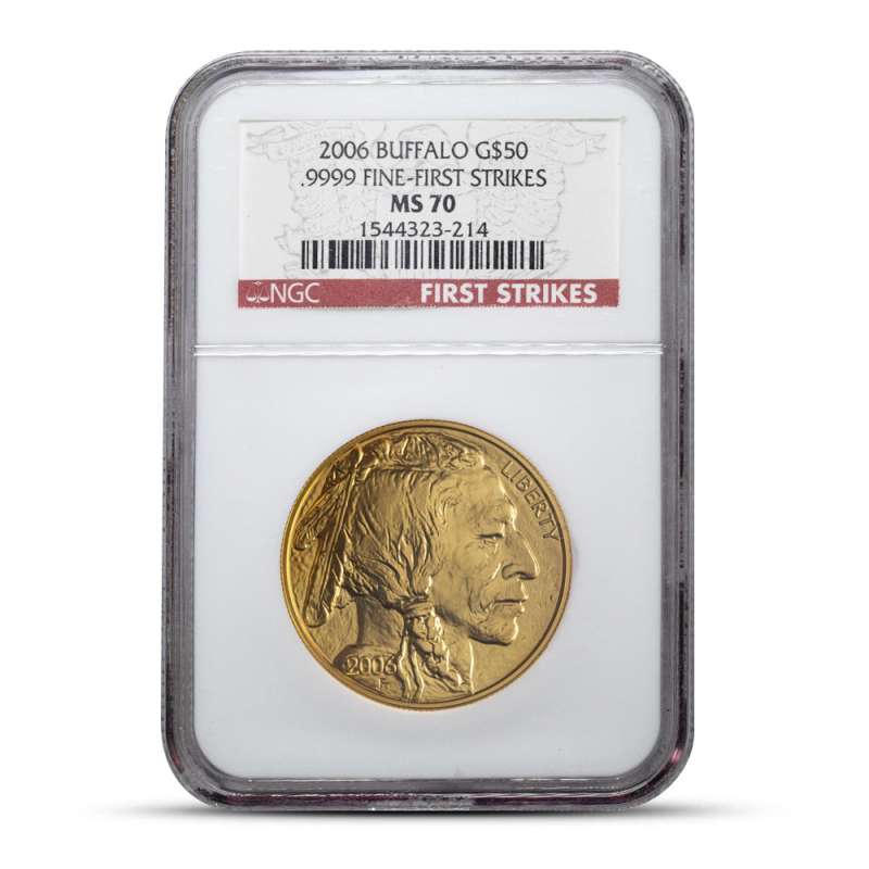 2006 1 oz American Gold Buffalo Coin NGC MS70 FS l JM Bullion™