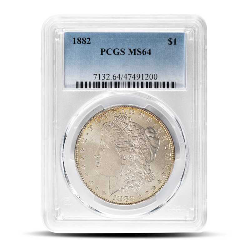 1882 Morgan Silver Dollar Coin PCGS MS64 l JM Bullion™
