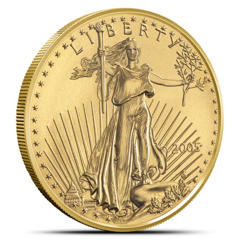 アメリカンイーグル　1オンス　2005年 Buy 2005 1 oz American Gold Eagles Online | JM Bullion™