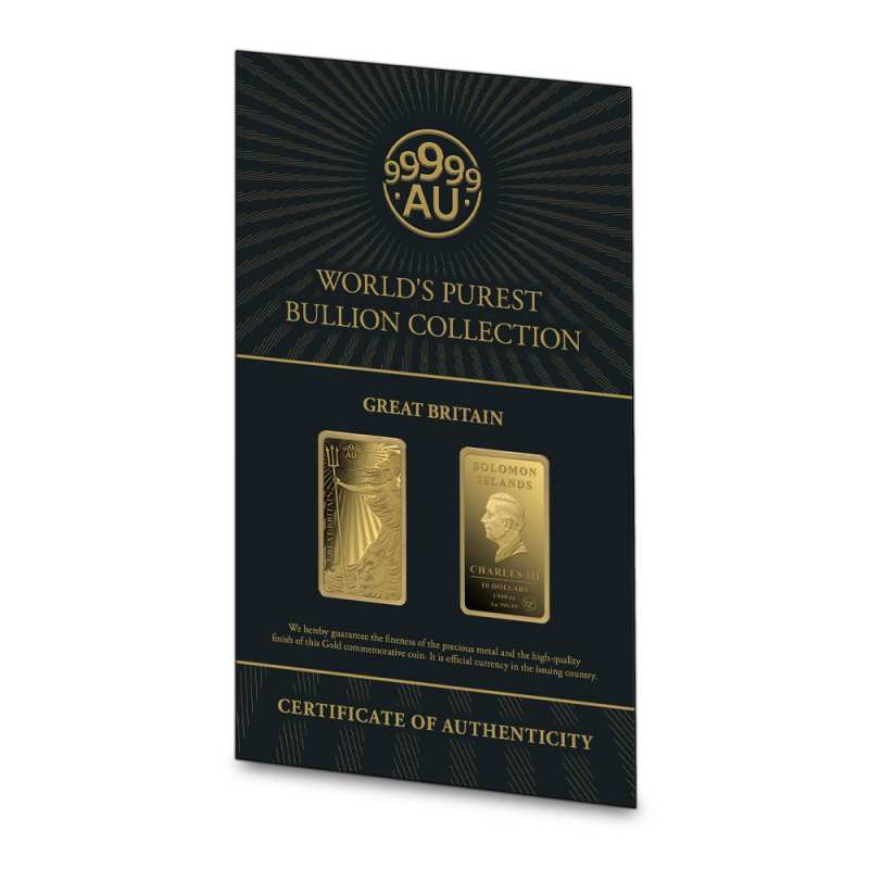 2024 Proof Solomon Islands Gold Worlds Purest Bullion Liberty Coin