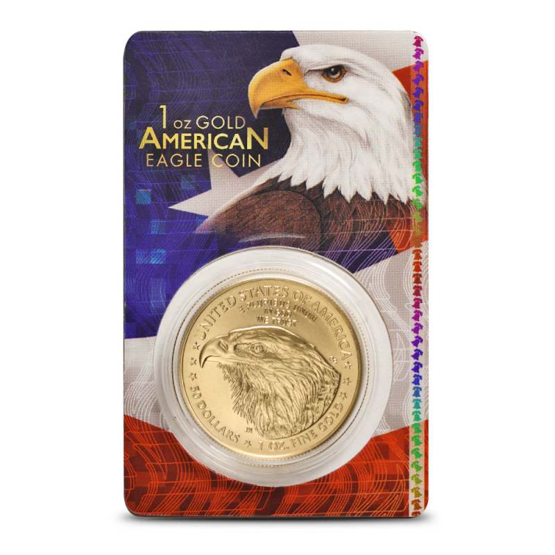 ユイト ゴールドイーグルのみ 2024 1 oz American Gold Eagle Coin (BU, Eagle Card) l JM Bullion™