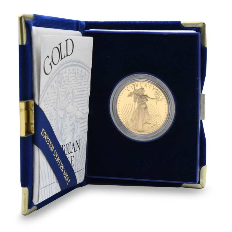 1995-W 1 oz Proof American Gold Eagle Coin (Box + CoA) l JM Bullion™