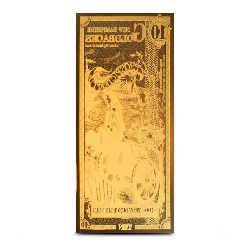 10 New Hampshire Goldback Gold Note l JM Bullion™