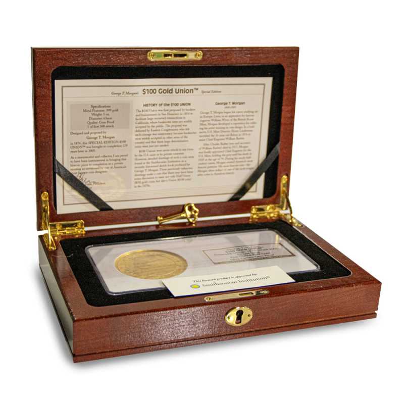 2005 Proof Gold $100 Union George T. Morgan Round NGC GEM Proof l