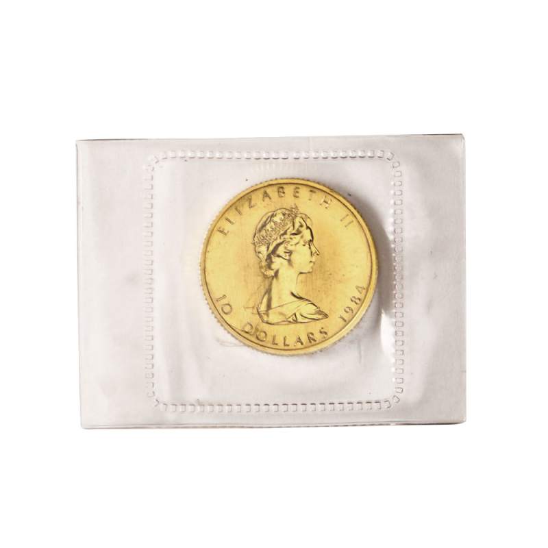 1984 1/4 oz Canadian Gold Maple Leaf Coin l JM Bullion™