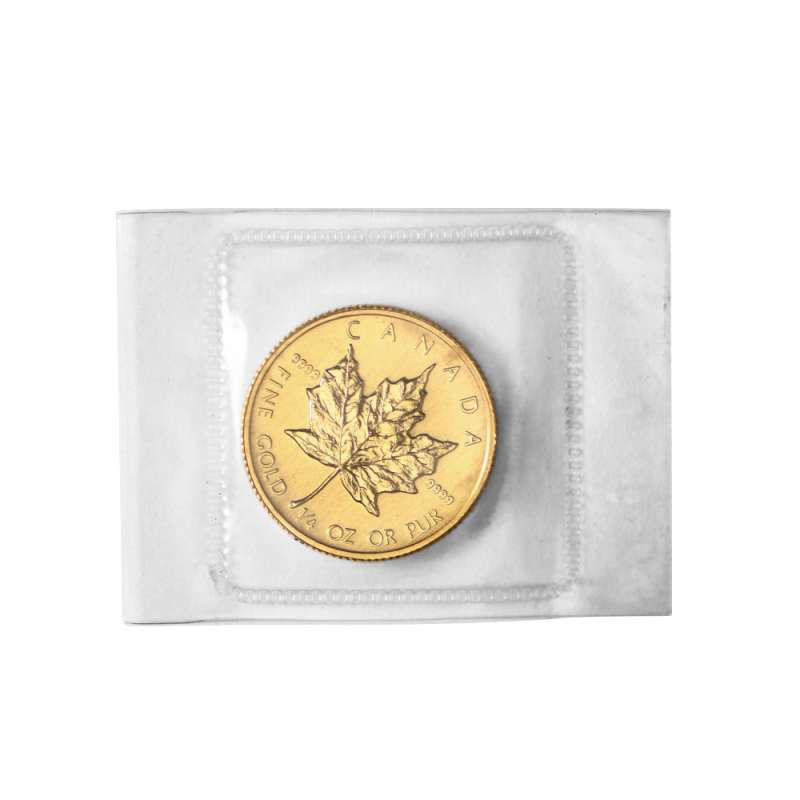 1984 1/4 oz Canadian Gold Maple Leaf Coin l JM Bullion™