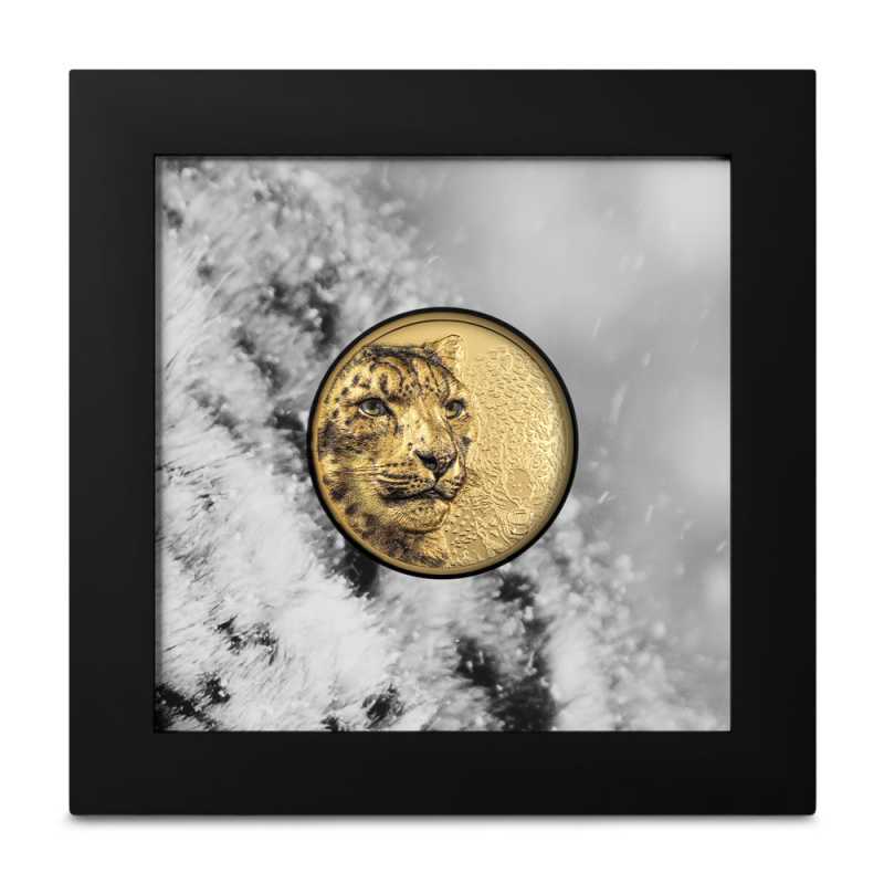 2024 1 oz Proof Mongolia Gold Snow Leopard Coin (UHR) - Silver.com