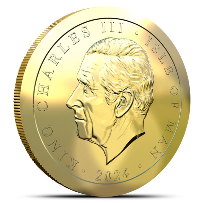 2024 1/2 Gram Isle of Man Gold Angel Coin l JM Bullion™