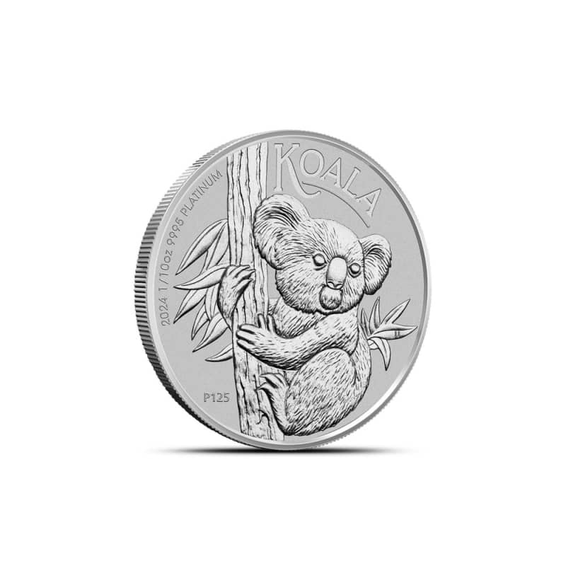 2024 1/10 oz Australian Platinum Koala Coin (BU) l JM Bullion™