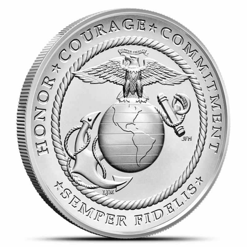 United States Marine Corps 記念１トロイオンス 1 oz US Mint Marine Corps Silver Medal (New) l JM Bullion™