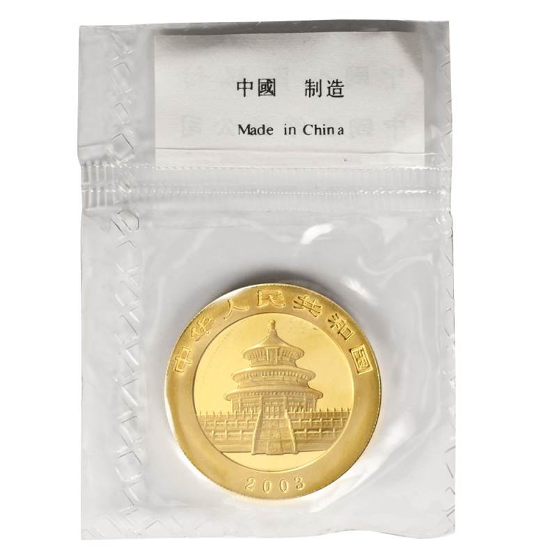 2003 1 oz Chinese Gold Panda Coin (Sealed) l JM Bullion™