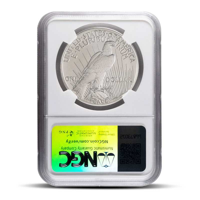 アメリカ2023年ピース1ドル銀貨 NGC MS70 アメリカ2023年ピース1ドル銀貨 NGC MS70 2023 US Peace Silver Dollar