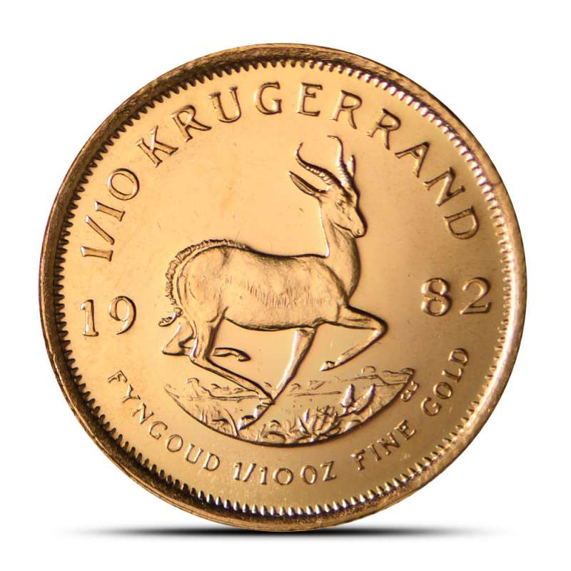 コレクション 1982 1/10 oz Krugerrand gold coin 1982 1/10 oz South African Gold Krugerrand Coin l JM Bullion™