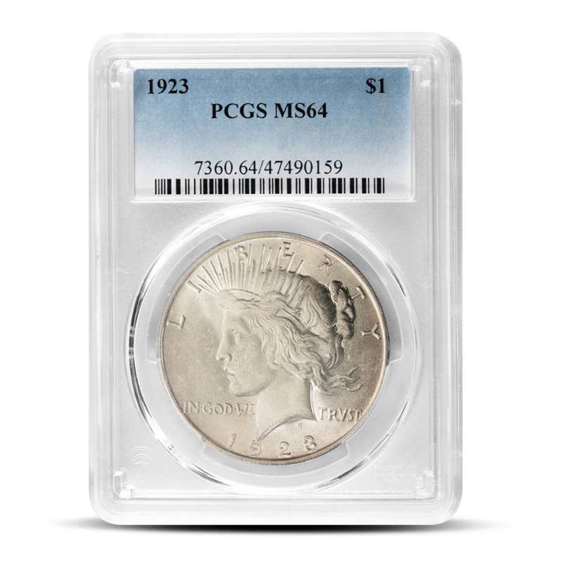 1923 Peace Silver Dollar Coin PCGS MS64 l JM Bullion™