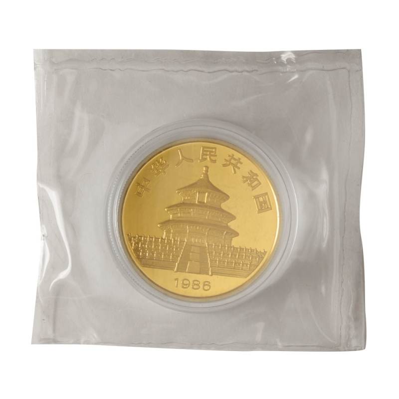 1986 1 oz Chinese Gold Panda Coin (Sealed) l JM Bullion™