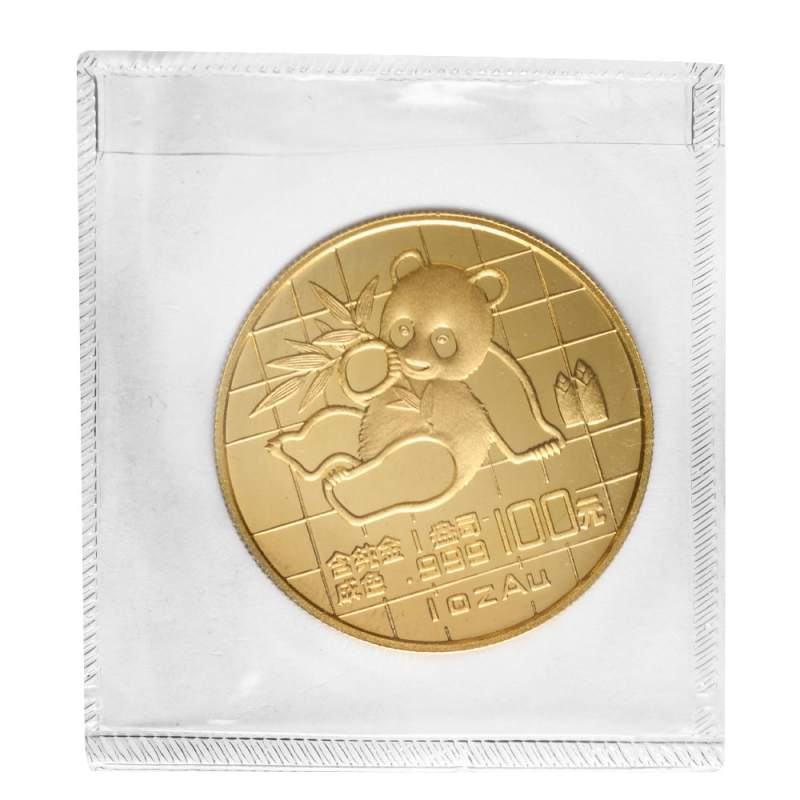 1989 1 oz Chinese Gold Panda Coin (Large Date, Sealed) l JM Bullion™