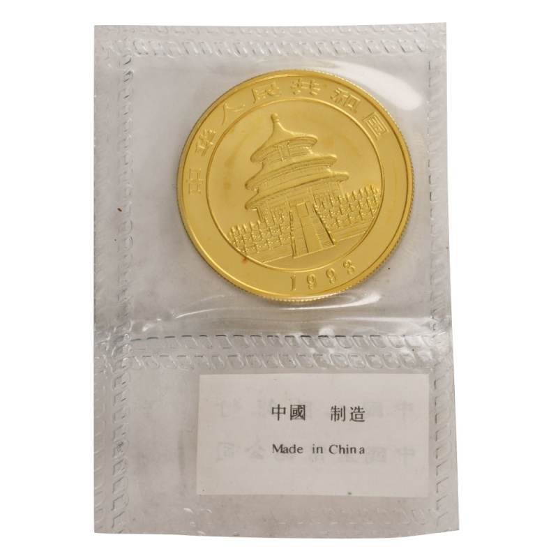 1993 1 oz Chinese Gold Panda Coin (Large Date, Sealed) l JM Bullion™