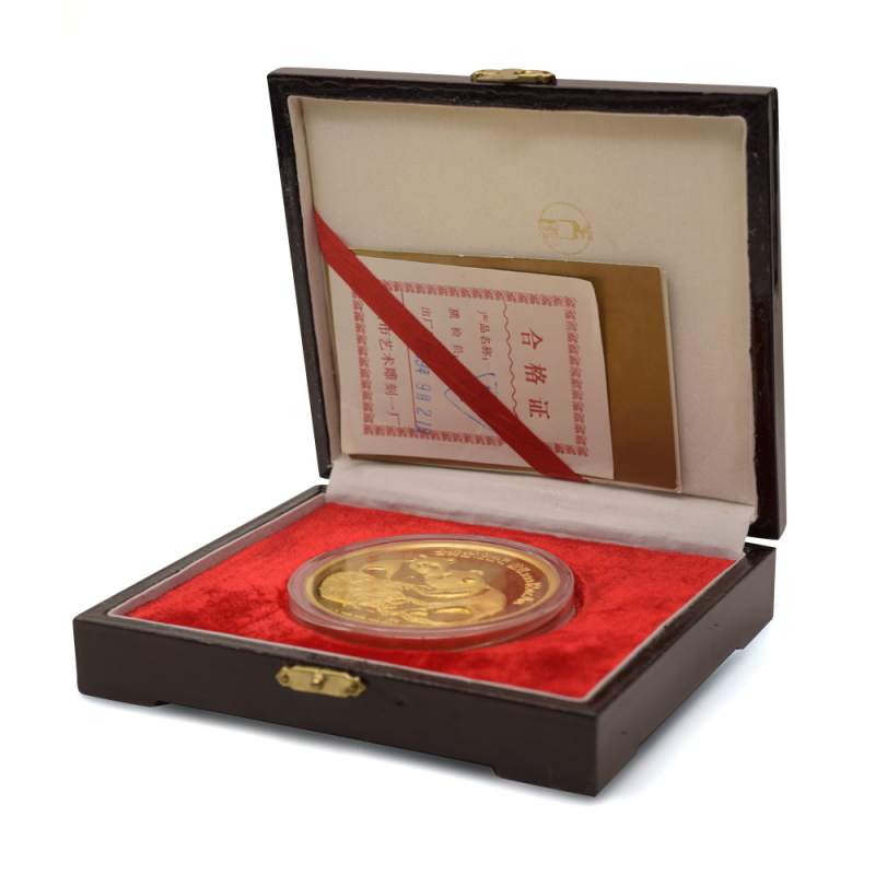 1987 12 oz Chinese Gold Panda Coin (Box + CoA) l JM Bullion™