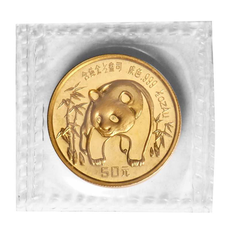 1986 1/2 oz Chinese Gold Panda Coin (Sealed) l JM Bullion™