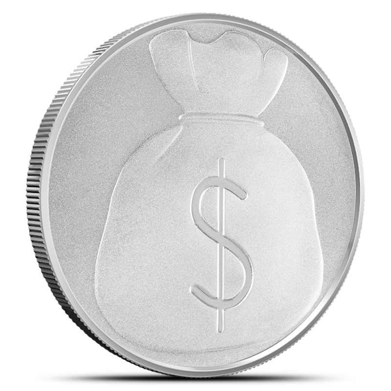 1 oz Emoji Money Bags Silver Round (New) l JM Bullion™