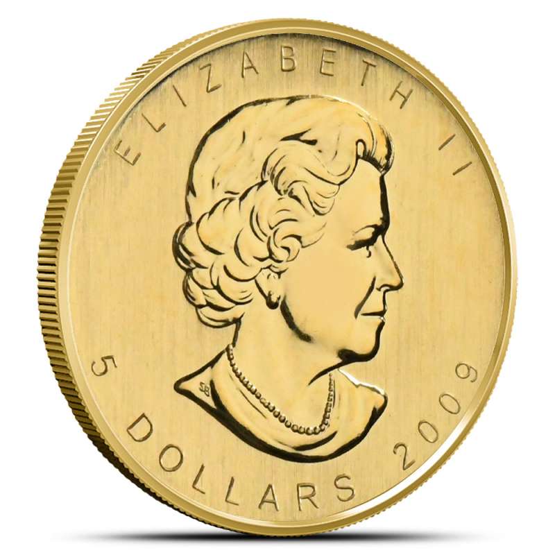 カナダ 1/10on 2009 1/10 oz Canadian Gold Maple Leaf Coin l JM Bullion™