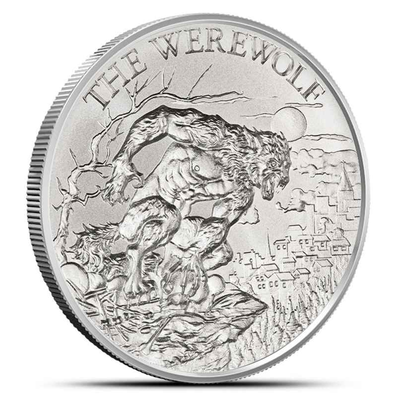 2023 1 oz Intaglio Mint The Werewolf Silver Round (New) l JM Bullion™