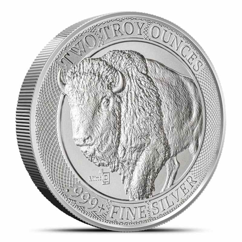 2 oz MintID Buffalo Silver Round (New) l JM Bullion™