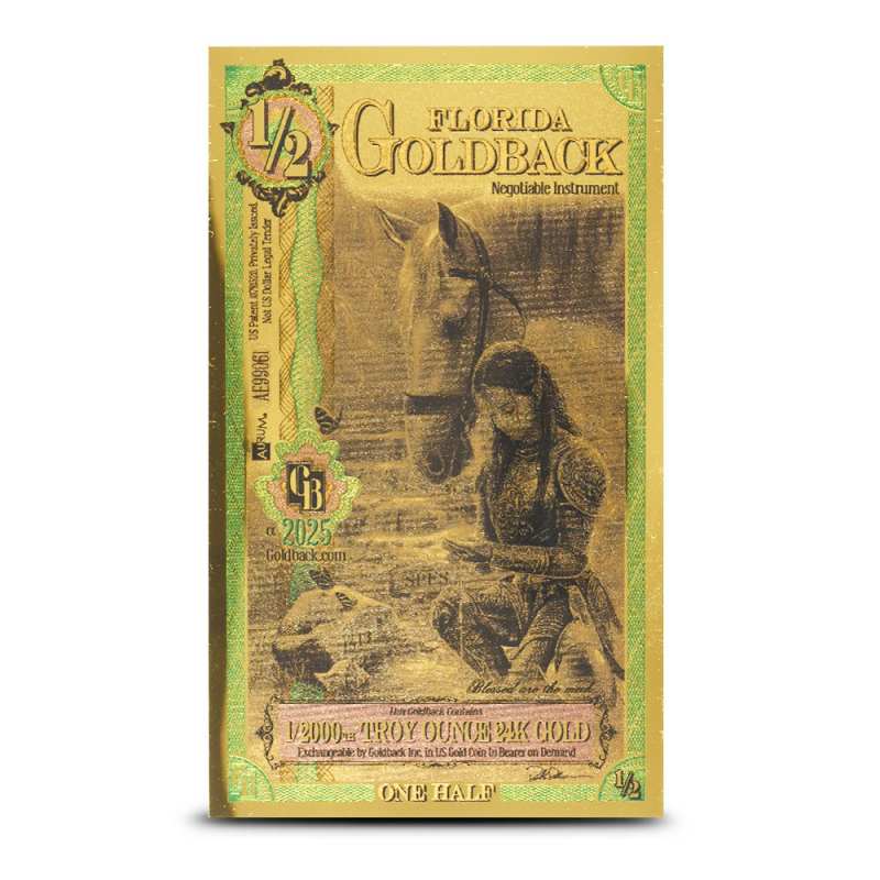 1/2 Goldback Gold Note (Varied Condition) l JM Bullion™