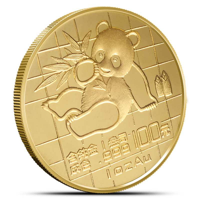 1989 1 oz Chinese Gold Panda Coin (Large Date, Sealed) l JM Bullion™