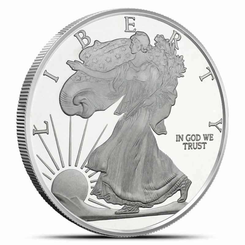 5 oz SilverTowne US Eagle Replica Silver Round l JM Bullion™